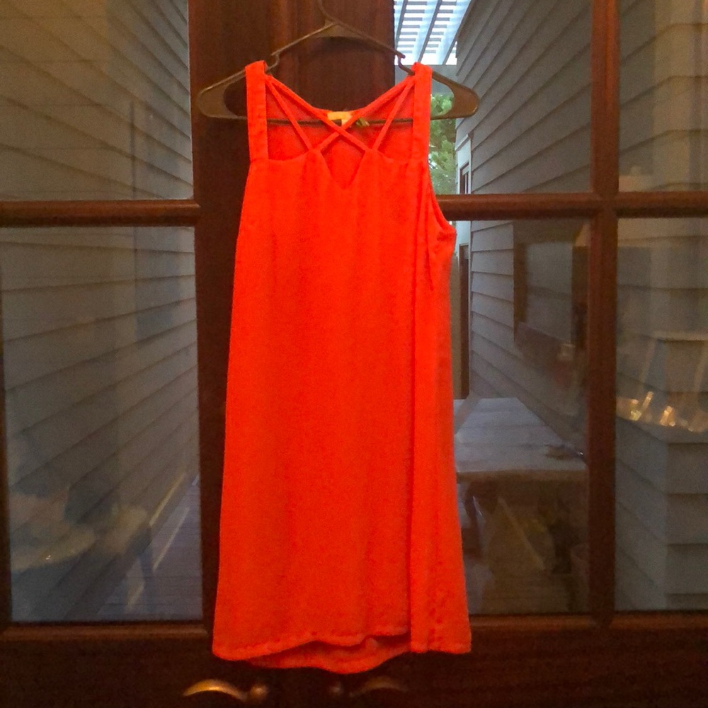 Orange dress
